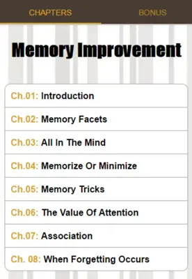 Memory Improvement android App screenshot 7